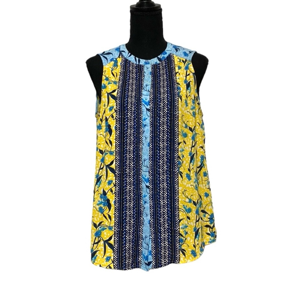 Boho Pattern Business Casual Boho Blouse M